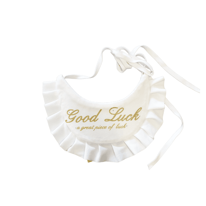 Good luck ruffle necklace