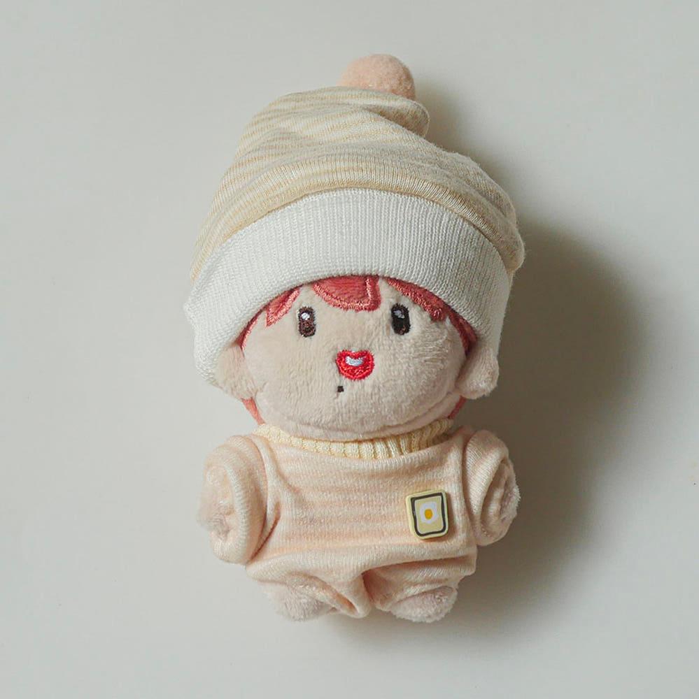 10cm 인형잠옷 모자 세트 무속성 아이돌 소품 솜깅이 악세사리
