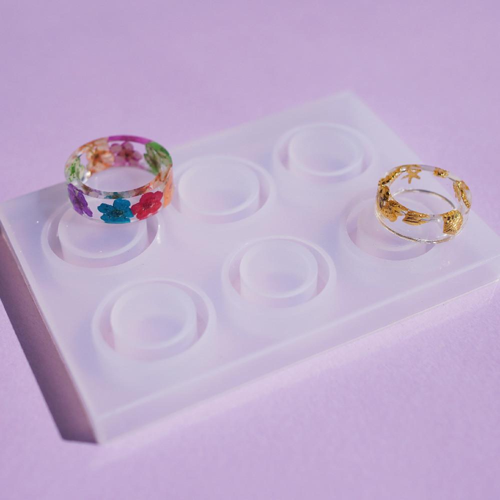 평평 반지 몰드 / 작은 사이즈 반지 실리콘 몰드