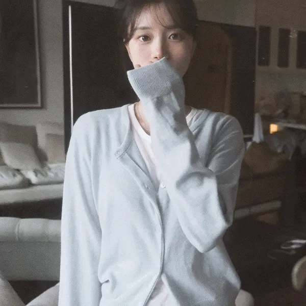 [🤍부드러운가디건/베스트재입고] 데이캐시 퓨어라운드 가디건 - 5 color (SLOWMADE/자체제작/캐시미어/퓨어램스울/클린핏/포근함/착한가격/포인트컬러/무채색)