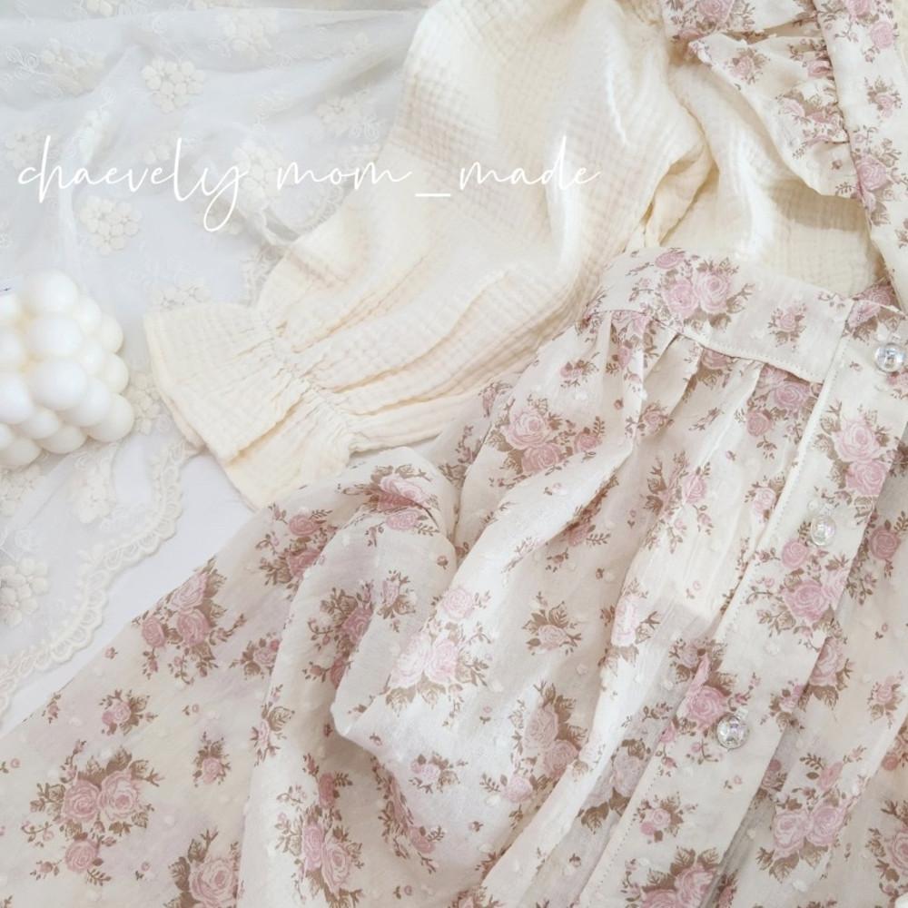 카리나 눈꽃 면 도비 프린트 1color