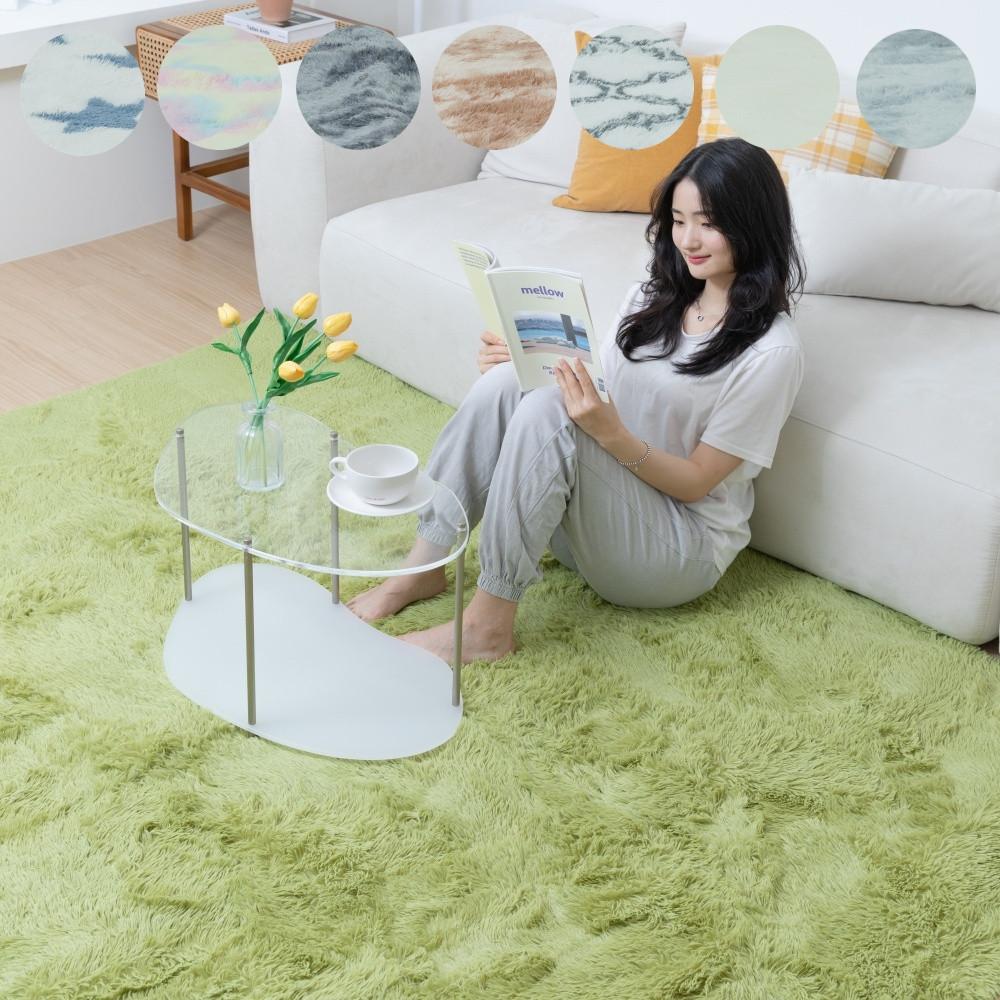 채우다공간 잔디 양털 러그 8종색상