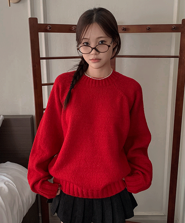 [8COLOR/데일리] 모네 라운드 니트