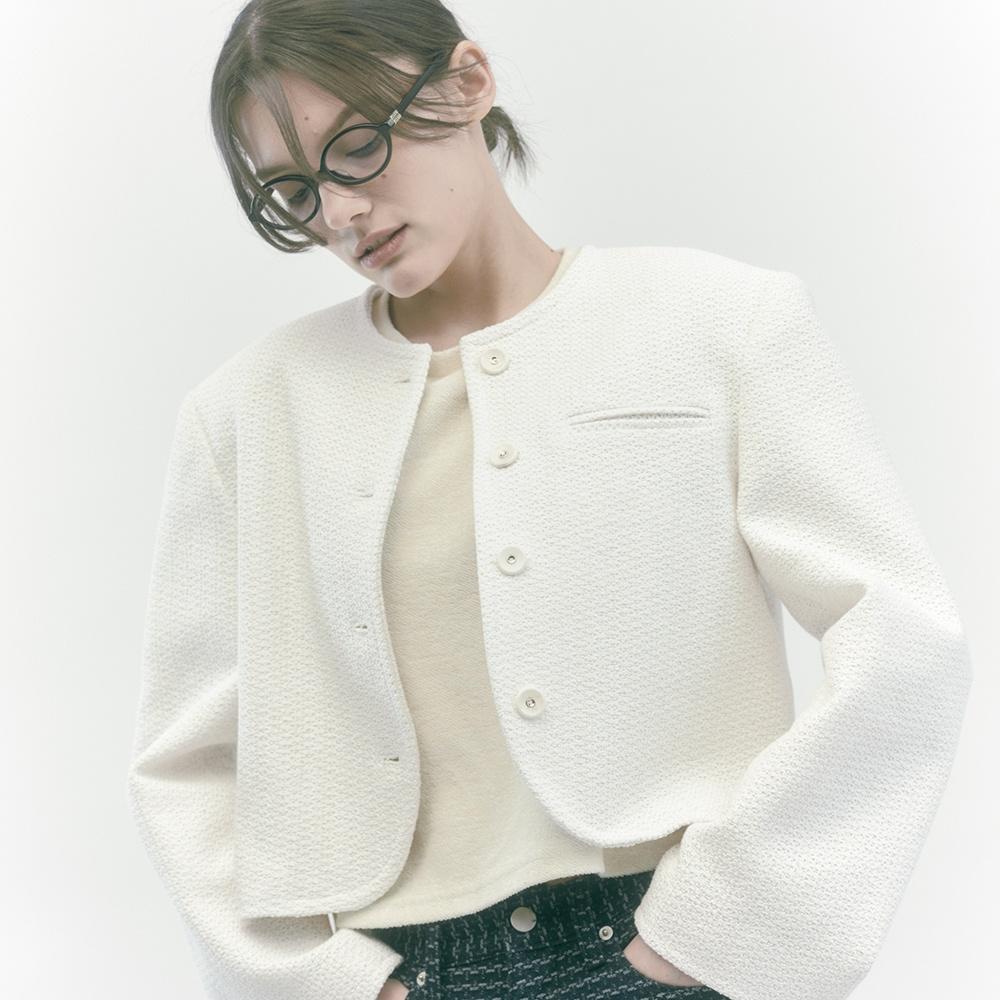 Tweed Jaket (IVORY)