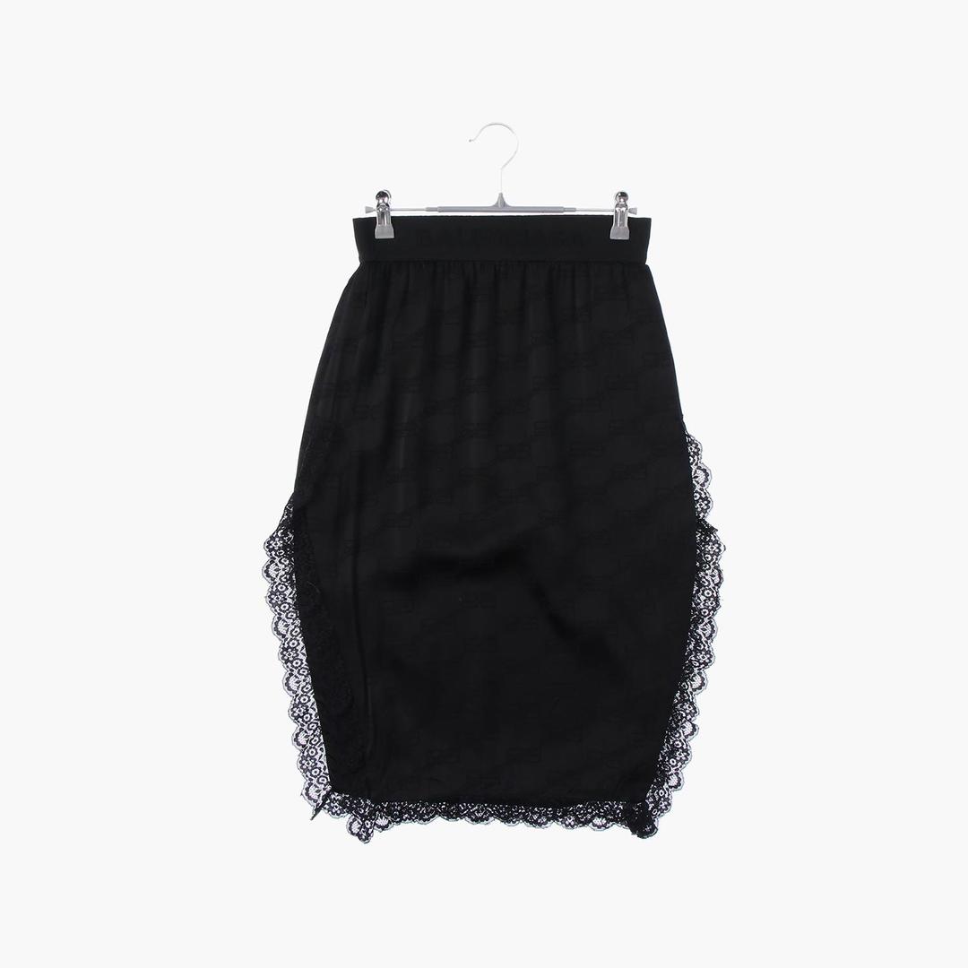 발렌시아가 폴리 밴딩 베이직 스커트 여자 35cm