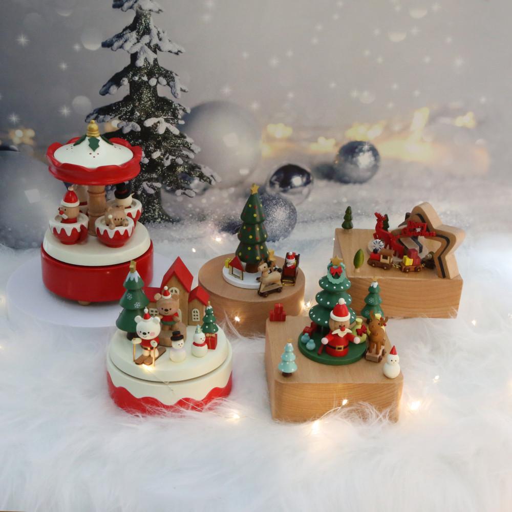 크리스마스 오르골 지브리 오르골파는곳 우드 뮤직박스 일본 원목 태엽 대만 회전목마 소품