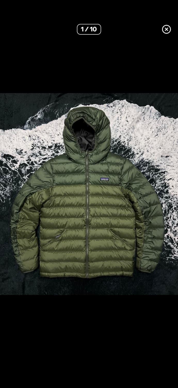 Patagonia reversible down hooded parka | 후루츠패밀리