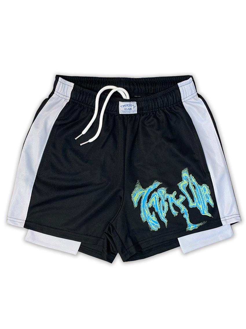Alleyoop mesh short pants - Black