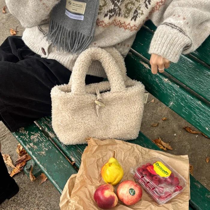 poodle bag - light beige