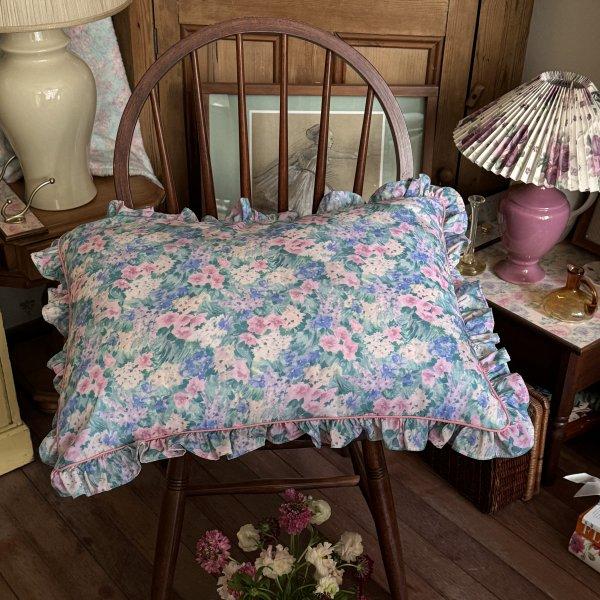 cottage mint pillow cover