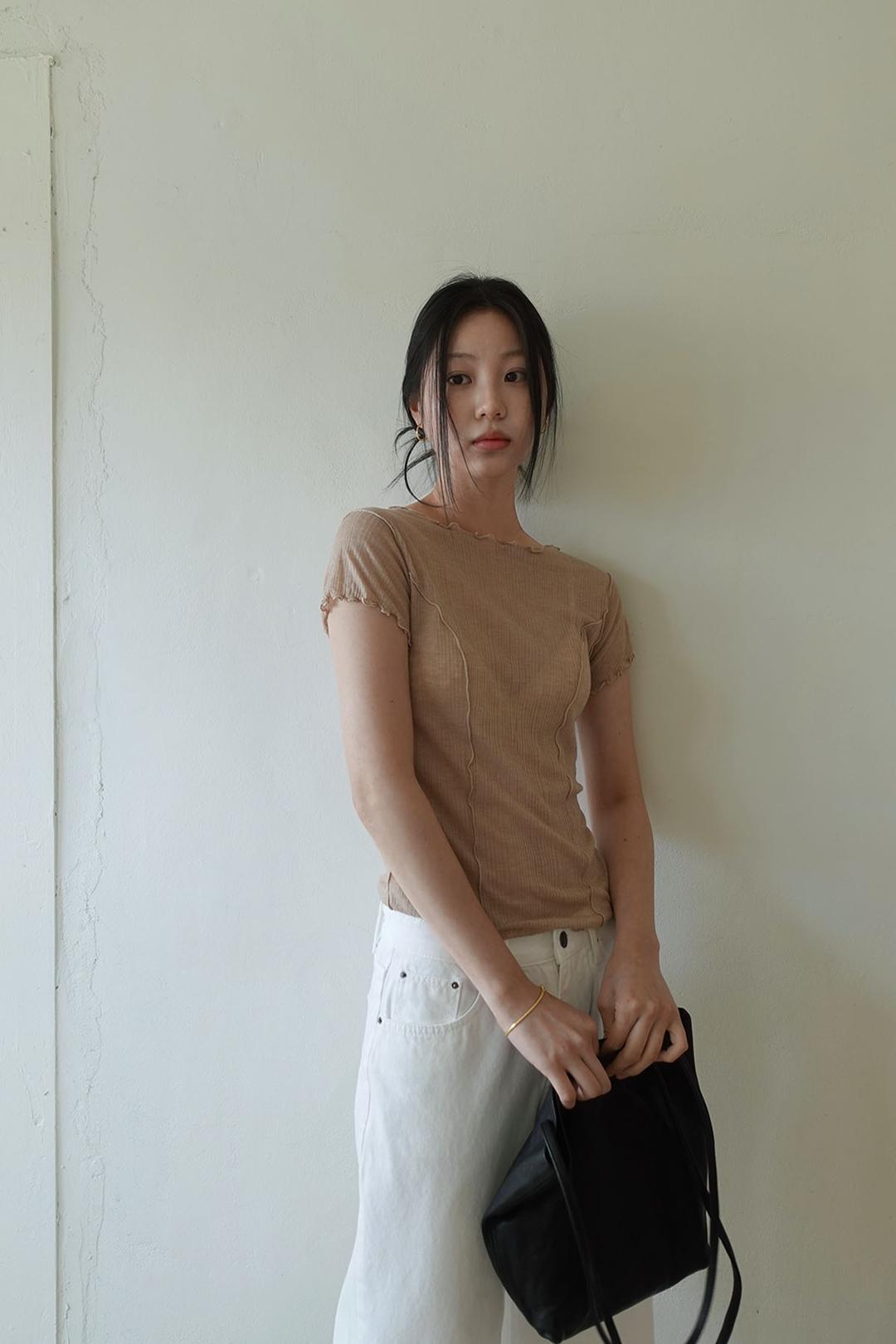 Skin ruffle top (5C)
