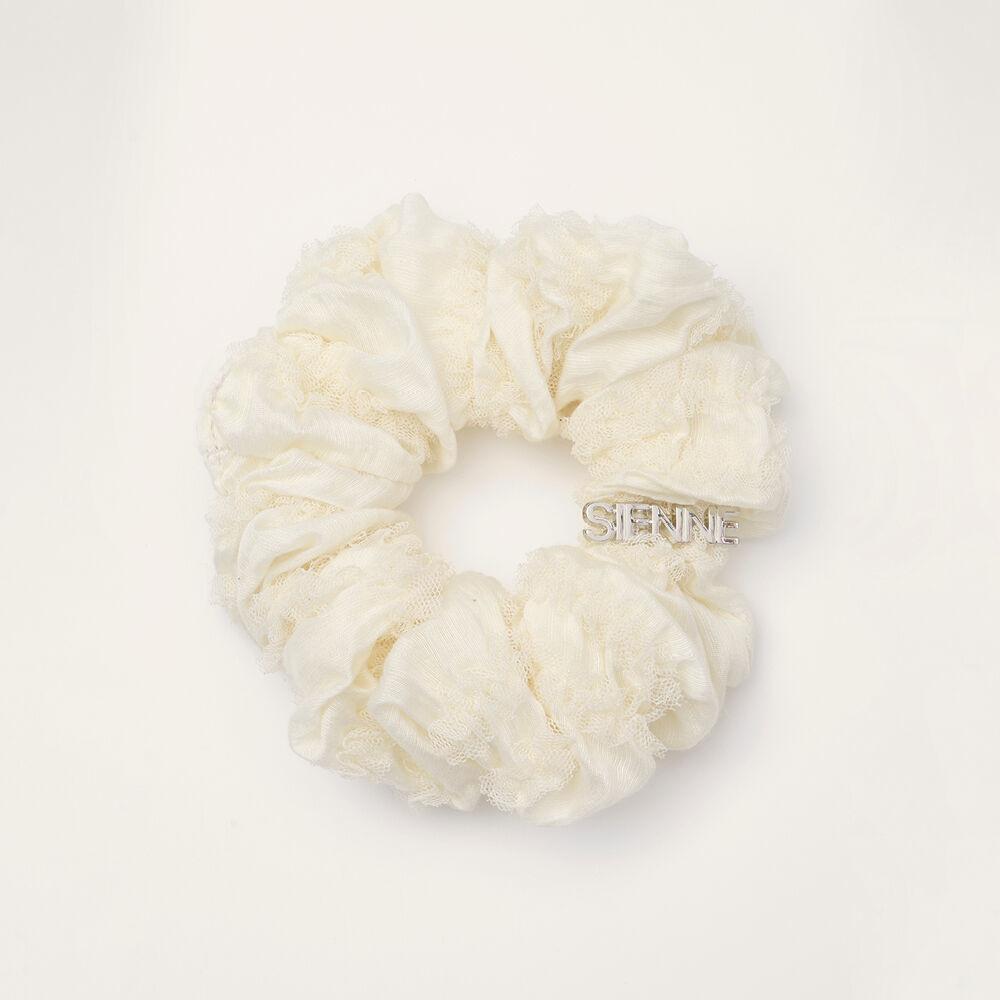 Metal Lace Scrunchy (Ivory)