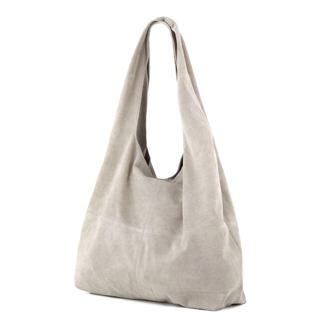 BSG048 Suede Dalliea Bag: Propoise Gray