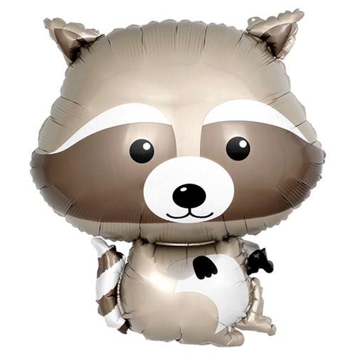 [원팩] 동물은박풍선 너구리 48x65cm_(11895215)