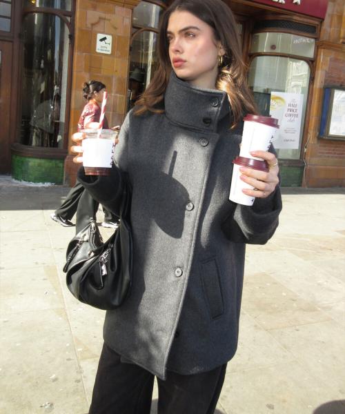 Double Breasted Coat (grey)