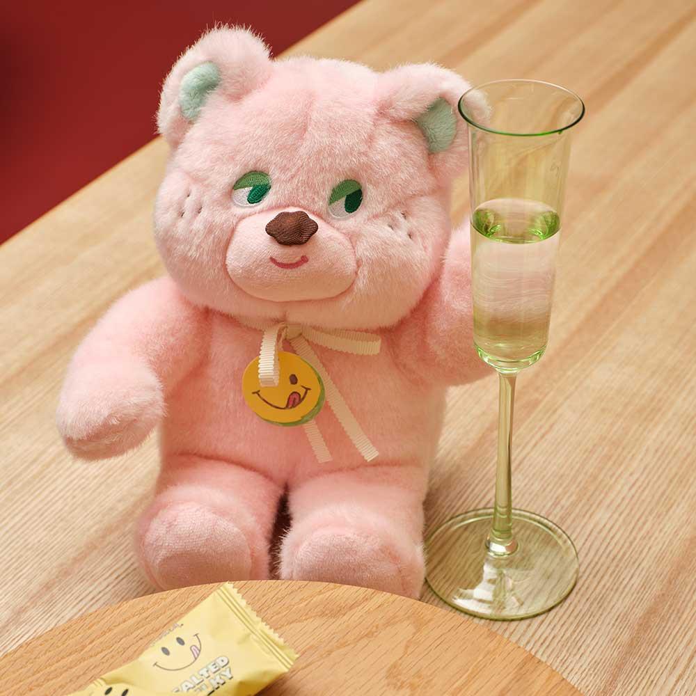 노티드 핑크 슈가베어 애착인형 (봉제인형 / 곰돌이인형 / 집들이 / 출산 선물)