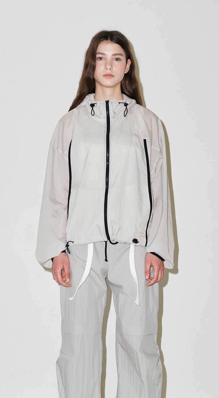 LIGHT WINDBREAKER - LIGHT GRAY