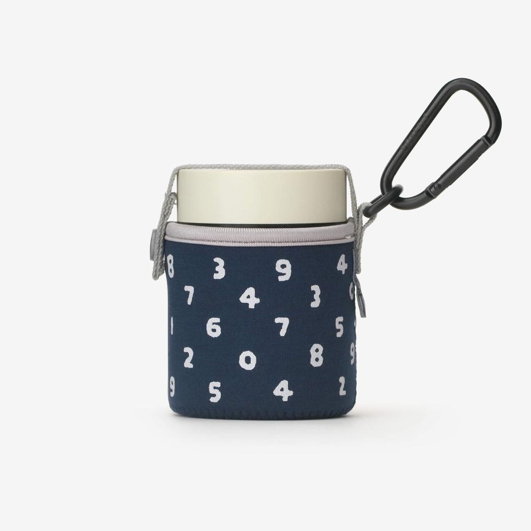 SOU・SOU×POKETLE ポケトル160 スープボトル 専用カバー カラビナ付／ネイビー - SOU・SOU netshop　（ソウソウ）　-　『新しい日本文化の創造』