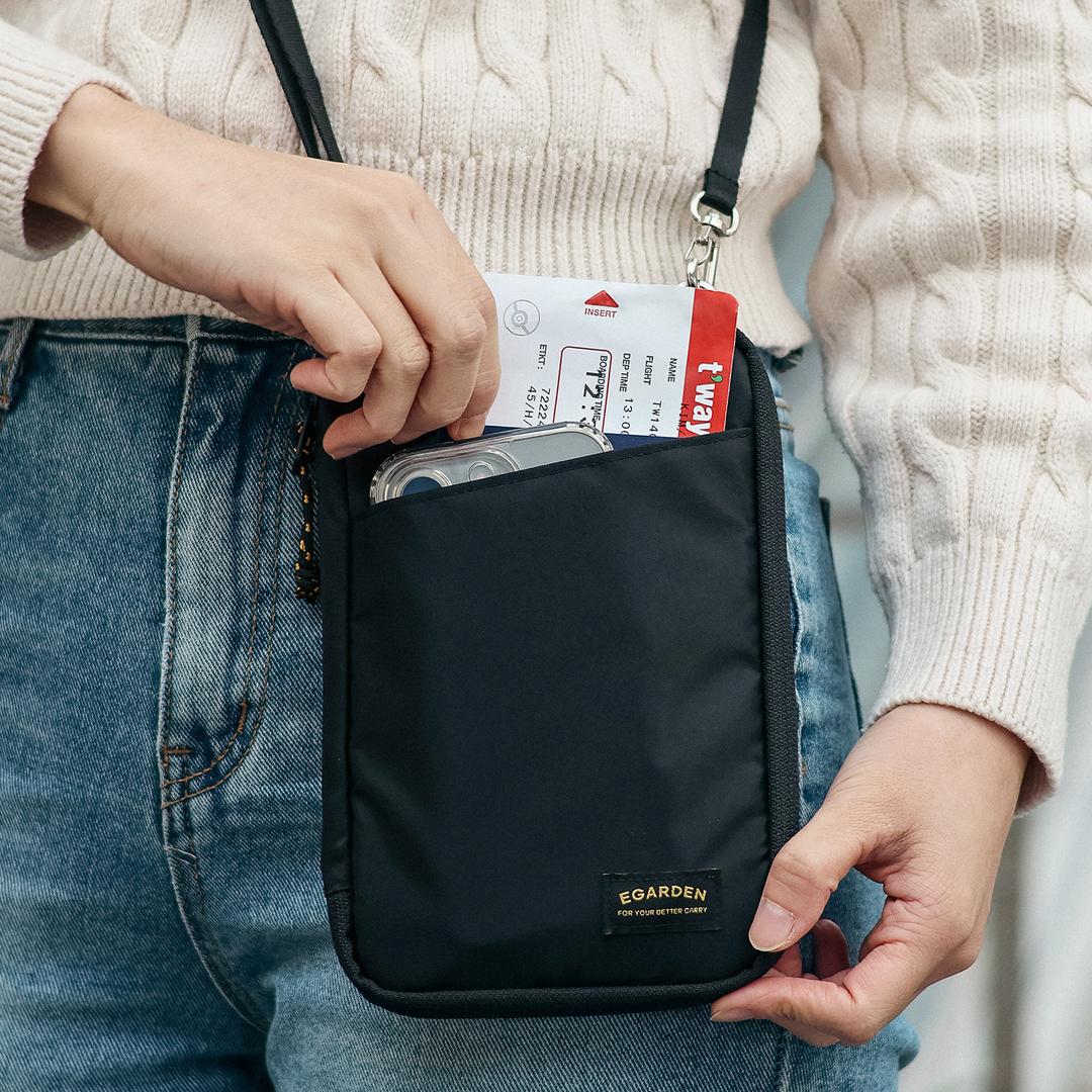 에가든 트래블러 올인원 패스포트 RFID 차단 여행용 여권 가방