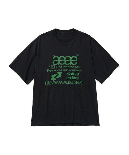 AEAE collabo half sleeve [black]