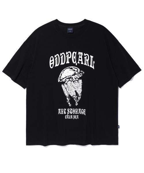 jellyfish t-shirt(black)