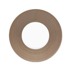 헤미스피어 메탈릭그레이 디저트 접시 21cm