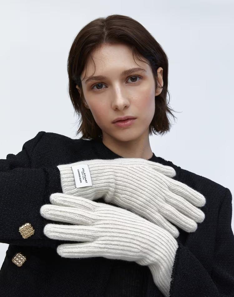 [인기재입고/품절대란]베이지 울캐시미어 핑거홀 장갑