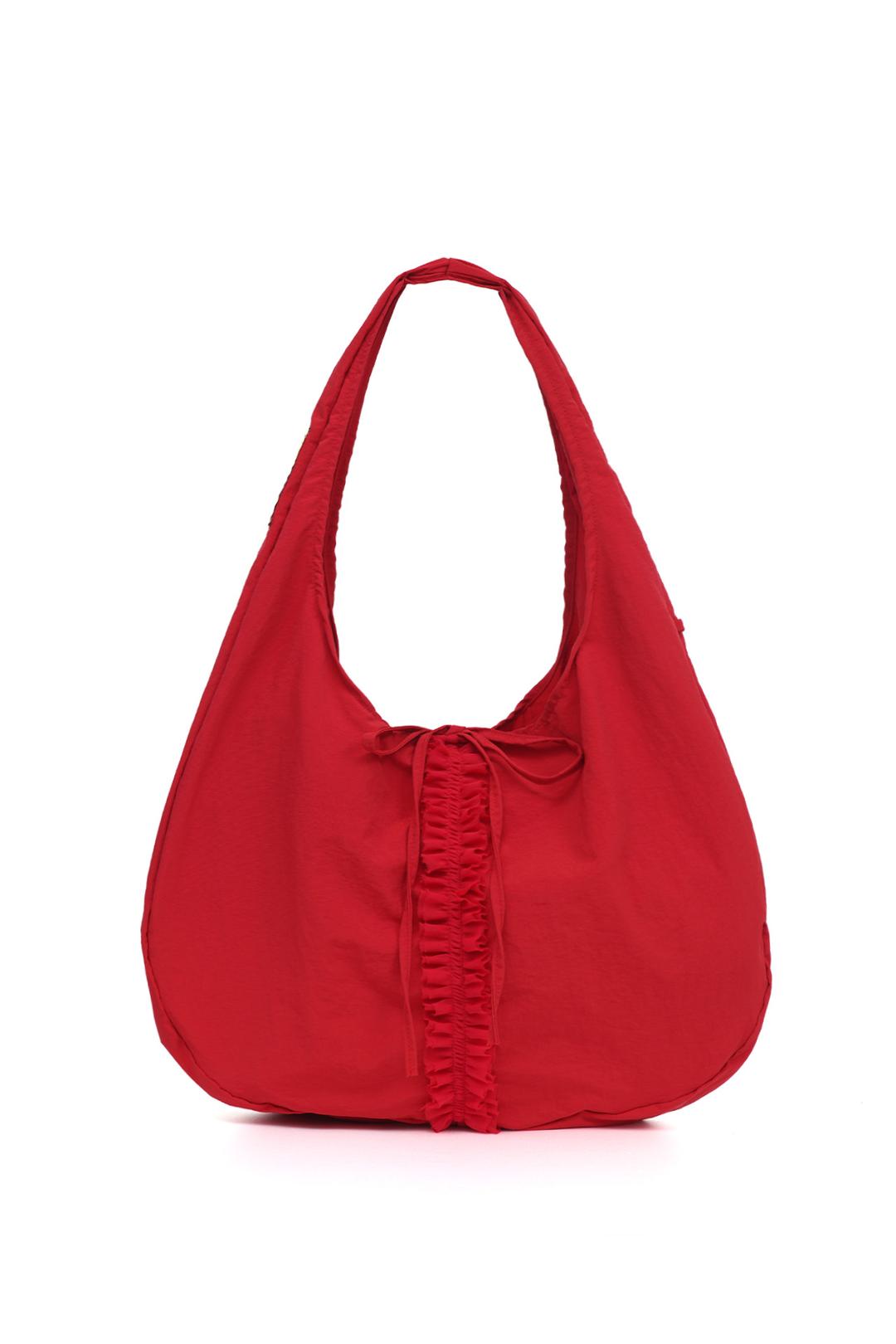 [X MA JOURNÉE] 프릴 호보 백  frill hobo bag (strawberry)