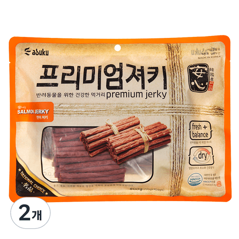 아스쿠 안심프리미엄져키, 연어, 2개