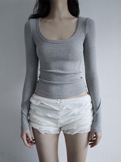 [CLaddA] essencial basic t, gray