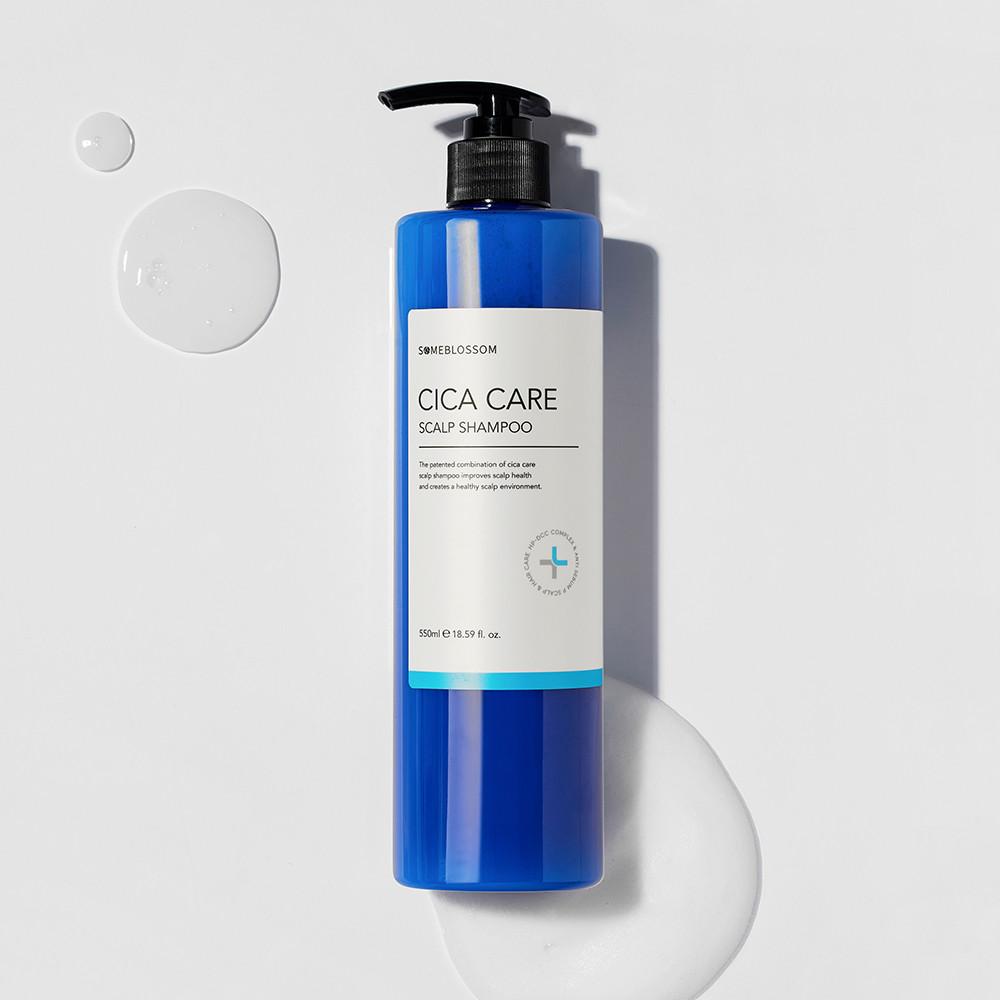썸블라썸 비듬 지루성 두피 염 색 손 상 약산성 시카케어 스칼프 샴푸 550ml 대용량