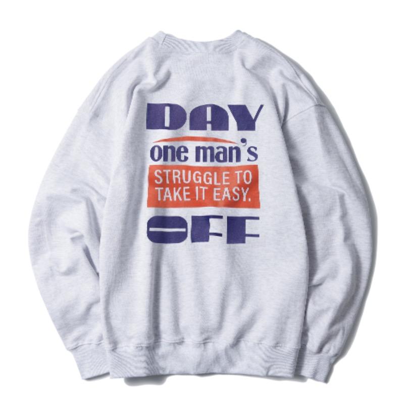 Dayoff Sweatshirt_Light Melange_LT529