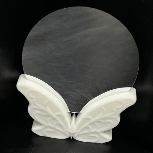 Butterfly mirror stand