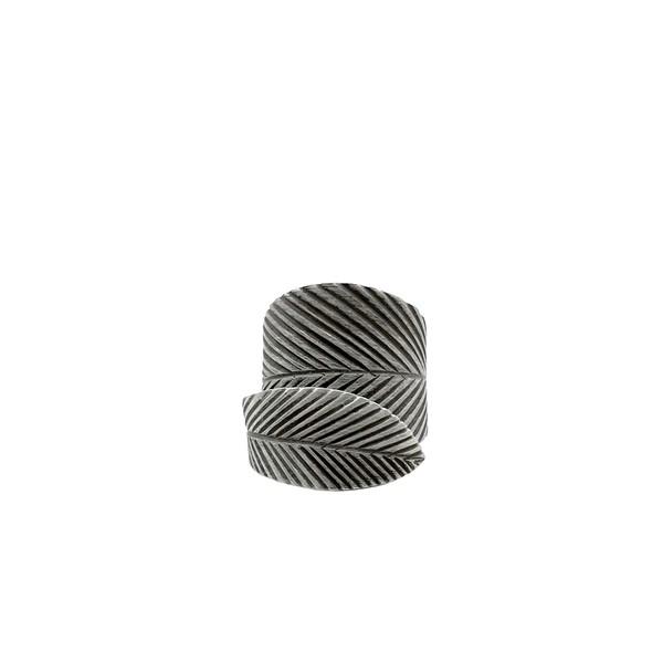 Vintage Wrapped Leaf open 925silver Ring