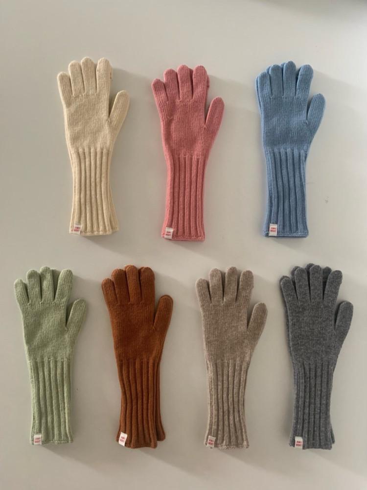 [일부당일]아미먼트 스노우글러브 장갑 / 7color / 울 니트 장갑