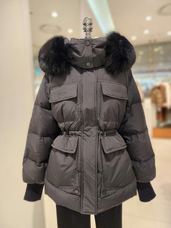 시보리폭스퍼오리털패딩 L241TJD101/르피타