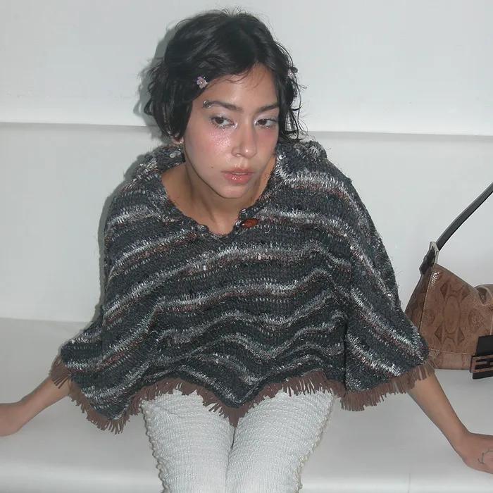 Seasee Poncho Triangle, Gray