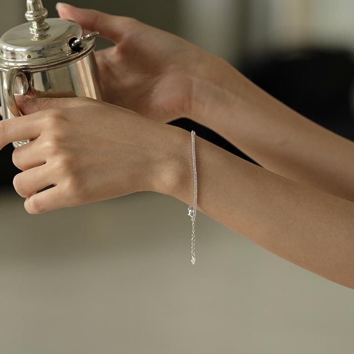 White Tennis Bracelet