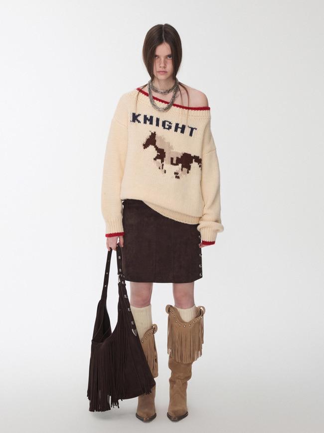 [1JINN STUDIO] Fair Isle Jacquard Sweater