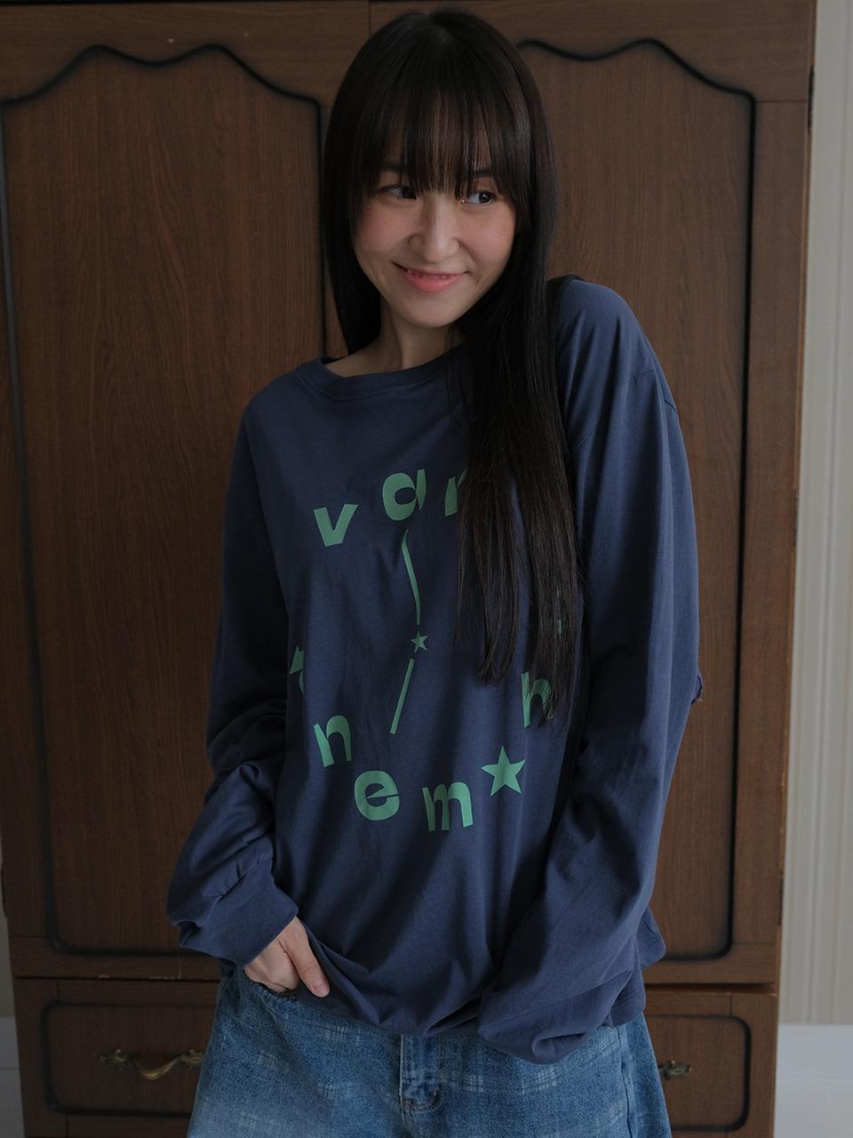 [10/17 예약배송][1st] Watch long sleeve tee_navy