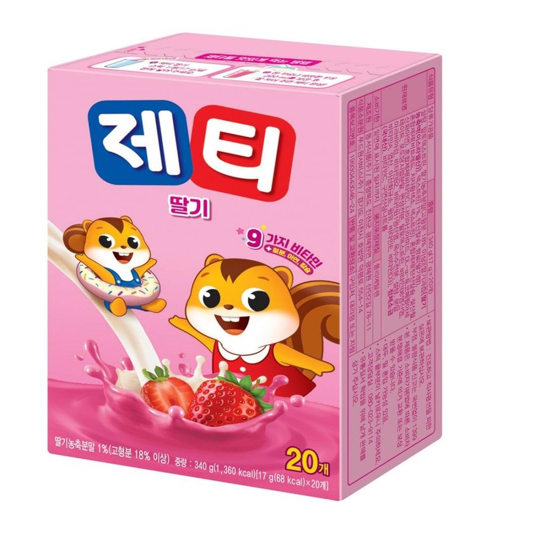 동서 제티 딸기스틱 20T (340G)