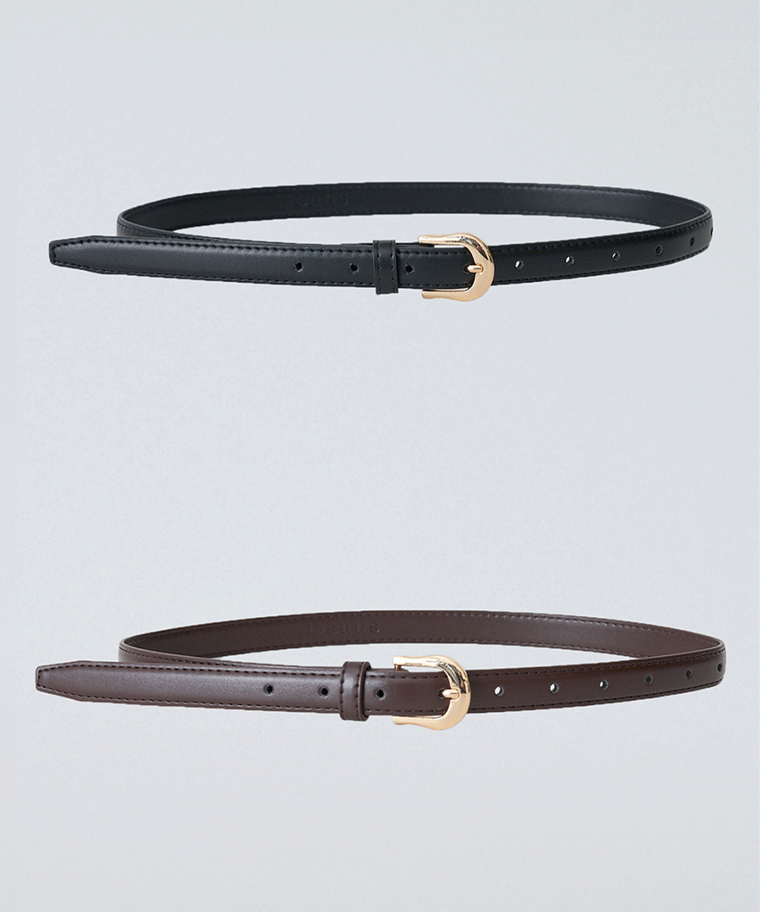 딘스 (12차오더)베이직 라운드 슬림 벨트(당일발송)