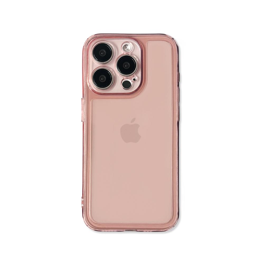 i phone jelly case (Pink)