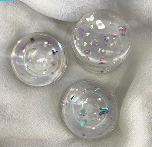 [MNOP] 자개 스톤 반구 구슬톡 3종