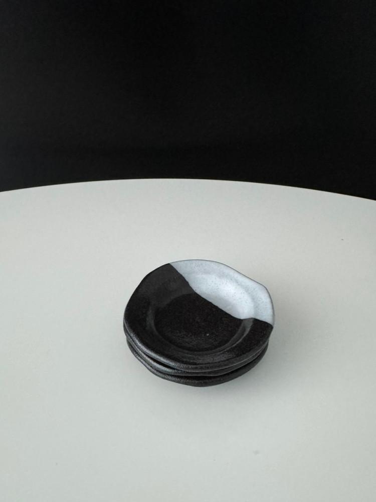 홈카페 원형 종지 반찬 소스접시 디저트