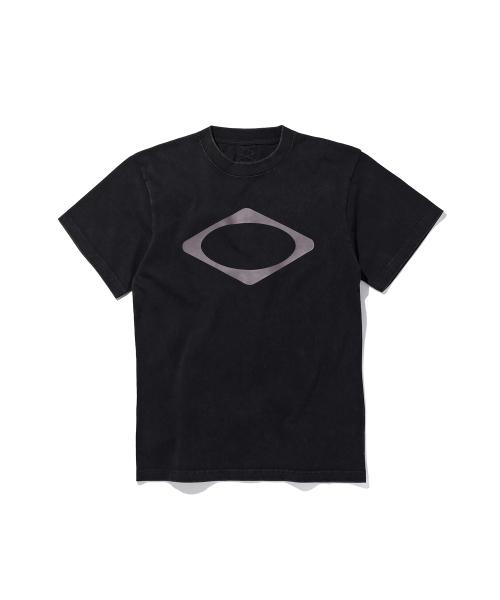 미스치프(MISCHIEF)  RHOMBUS WASHED BASIC T-SHIRT_WASHED BLACK - 사이즈 & 후기 | 무신사