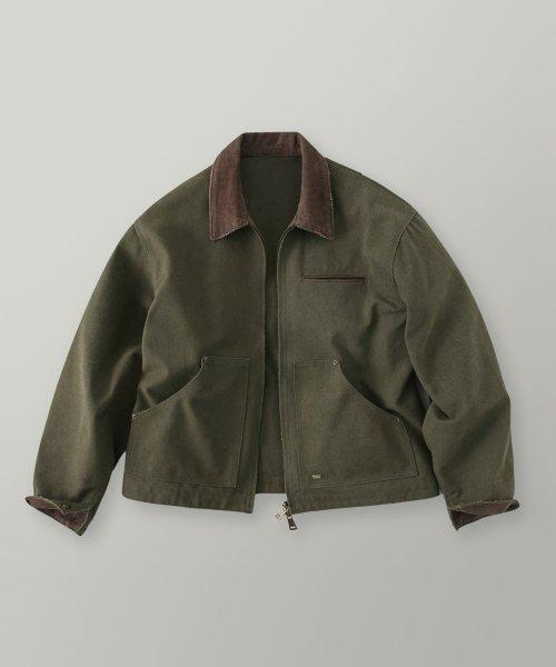 US - 1955 VTG 워크 자켓_VTG Khaki