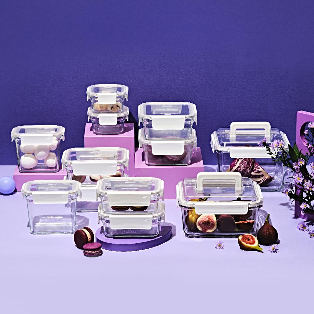 글라스락 홈세트 화이트 12조