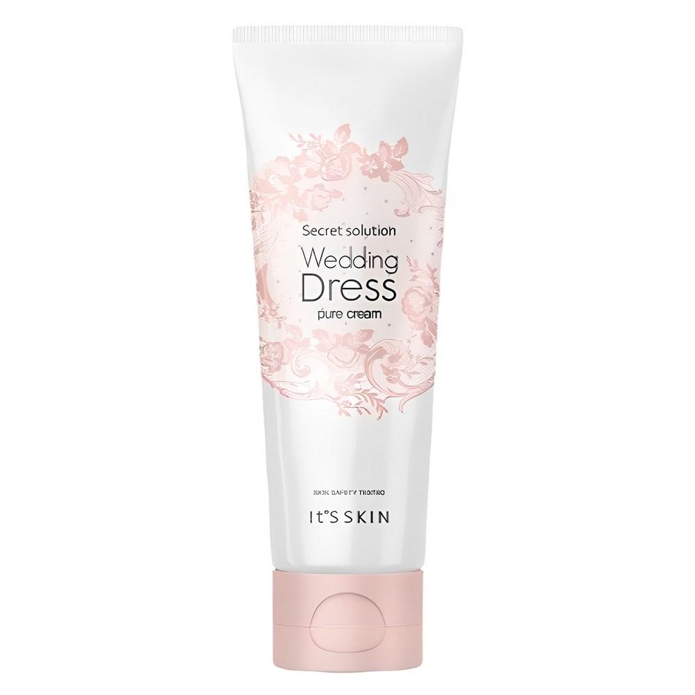잇츠스킨 시크릿 솔루션 웨딩드레스 퓨어 크림 100ml, 화이트, 1개 - 바디메이크업 | 쿠팡