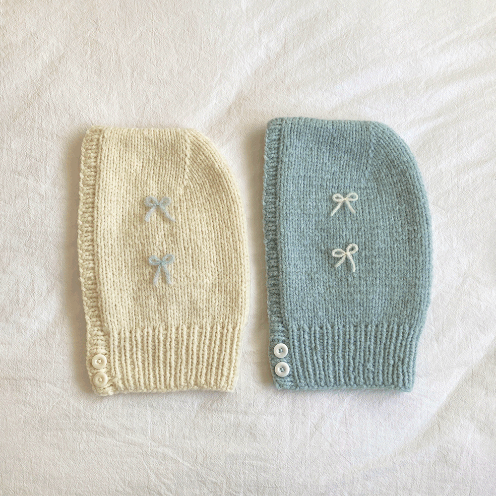 [도안] 단추 바라클라바 (3size)